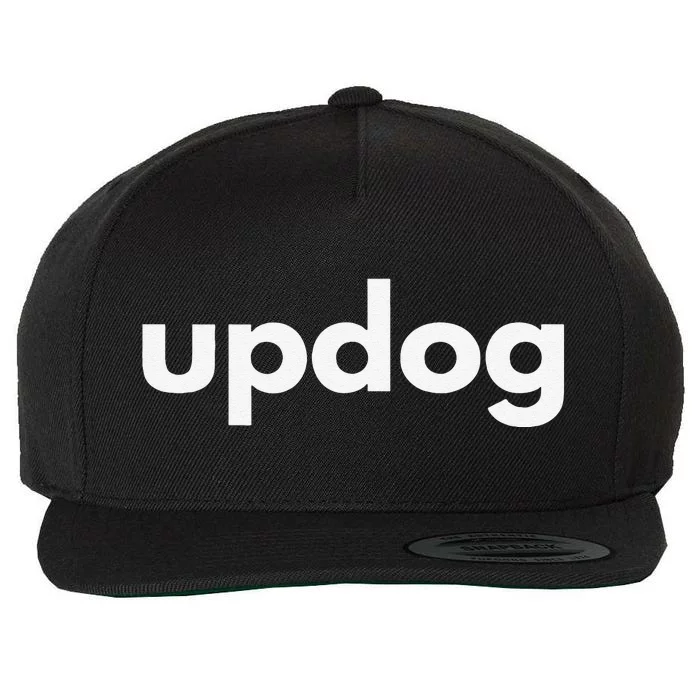 Updog Dog Lover What’s Up Dog Funny Apparel Wool Snapback Cap