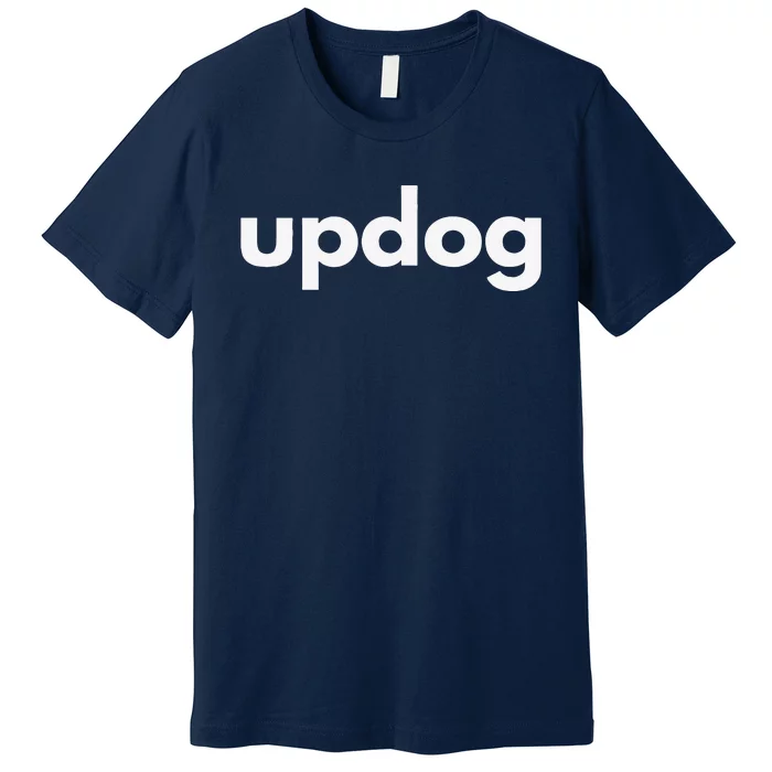 Updog Dog Lover What’s Up Dog Funny Apparel Premium T-Shirt