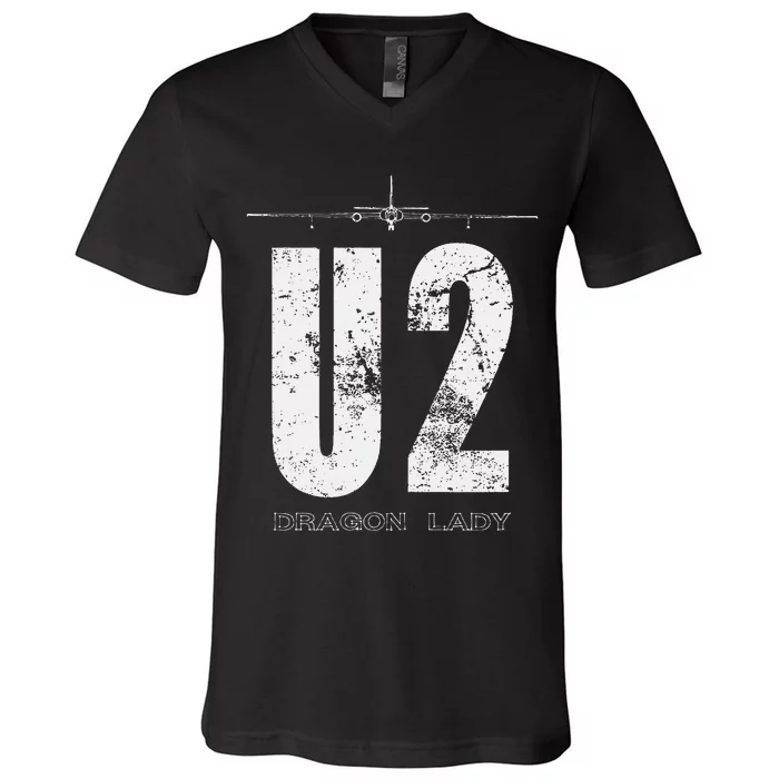 U.2 Dragon Lady Spy Plane V-Neck T-Shirt