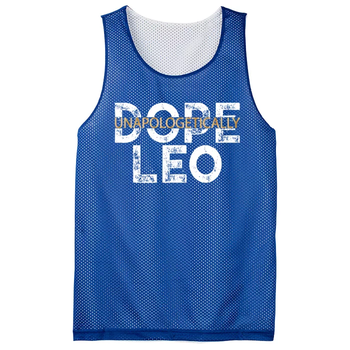 Unapologetically Dope Leo Gift Mesh Reversible Basketball Jersey Tank