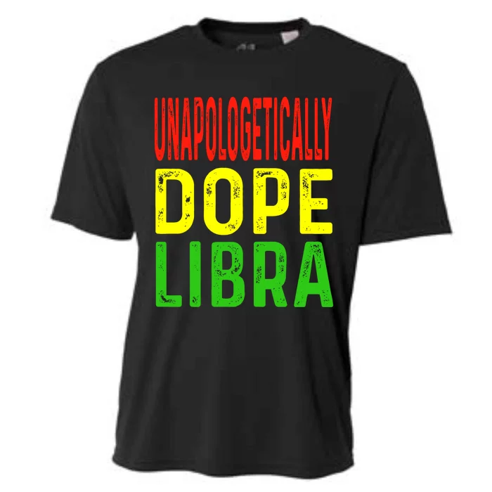 Unapologetically Dope Libra Astrology Astrological Sign Gift Cooling Performance Crew T-Shirt