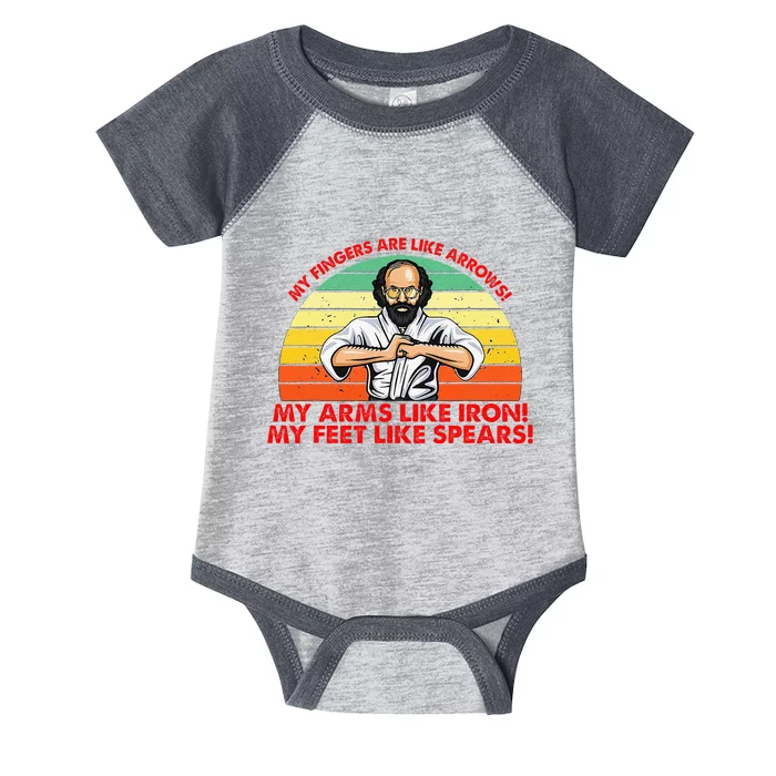 Upside Down Murray Karate Infant Baby Jersey Bodysuit