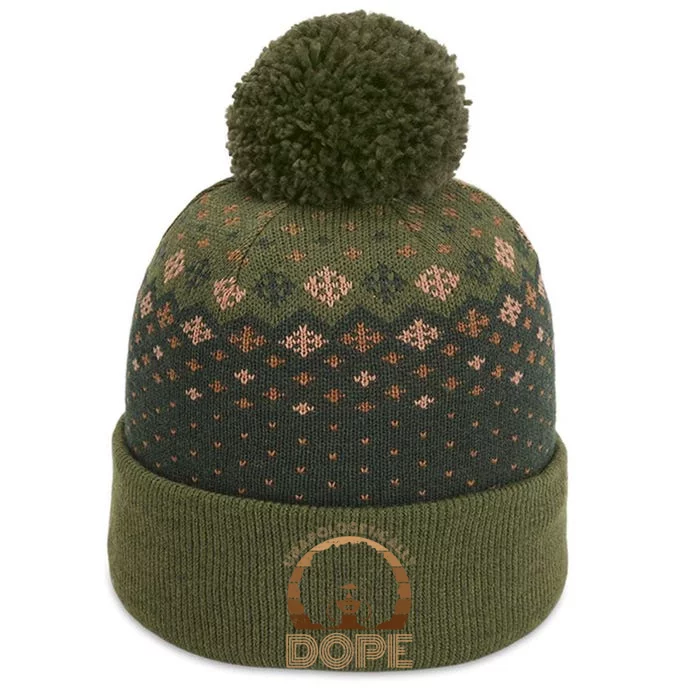 Unapologetically Dope Melanin Afro Queen The Baniff Cuffed Pom Beanie