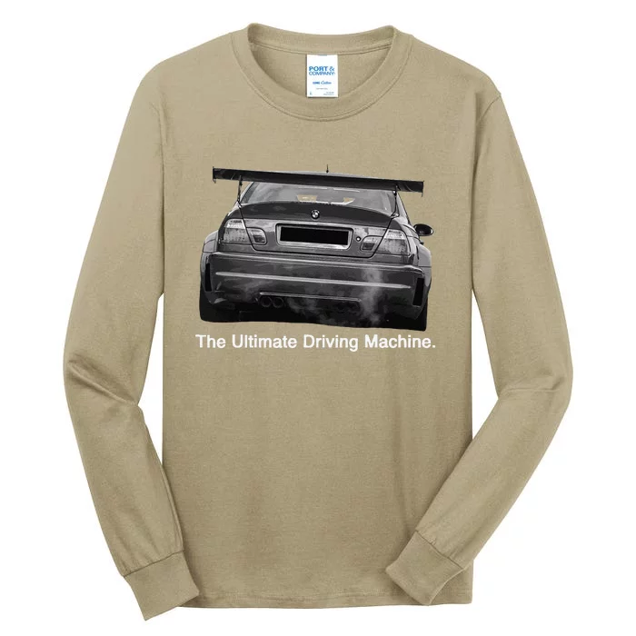 Ultimate Driving Machine Euro E46 M Three Tall Long Sleeve T-Shirt