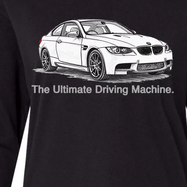 Ultimate Driving Machine Euro E92 Womens Cotton Relaxed Long Sleeve T-Shirt