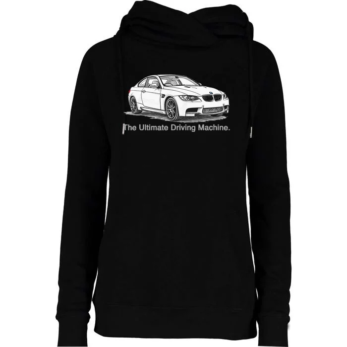 Ultimate Driving Machine Euro E92 Womens Funnel Neck Pullover Hood