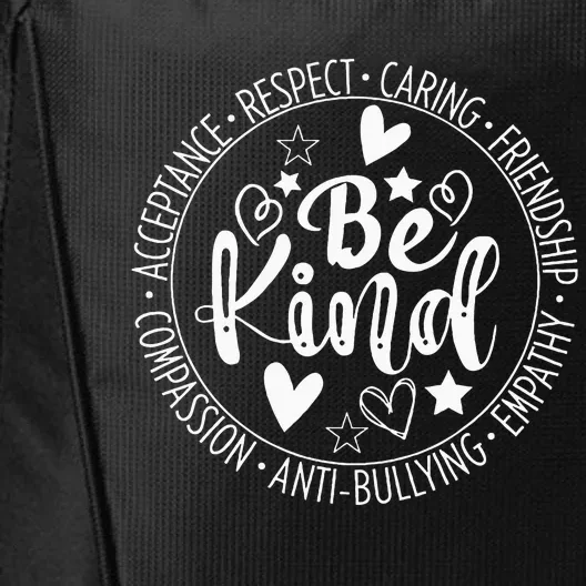 Unity Day No Bullying Orange Anti Bullying Teachers City Backpack