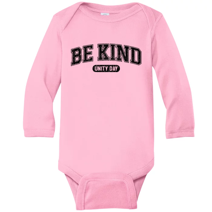 Unity Day Orange Anti Bullying Be Kind Kindness Baby Long Sleeve Bodysuit