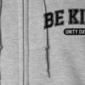 Unity Day Orange Anti Bullying Be Kind Kindness Full Zip Hoodie