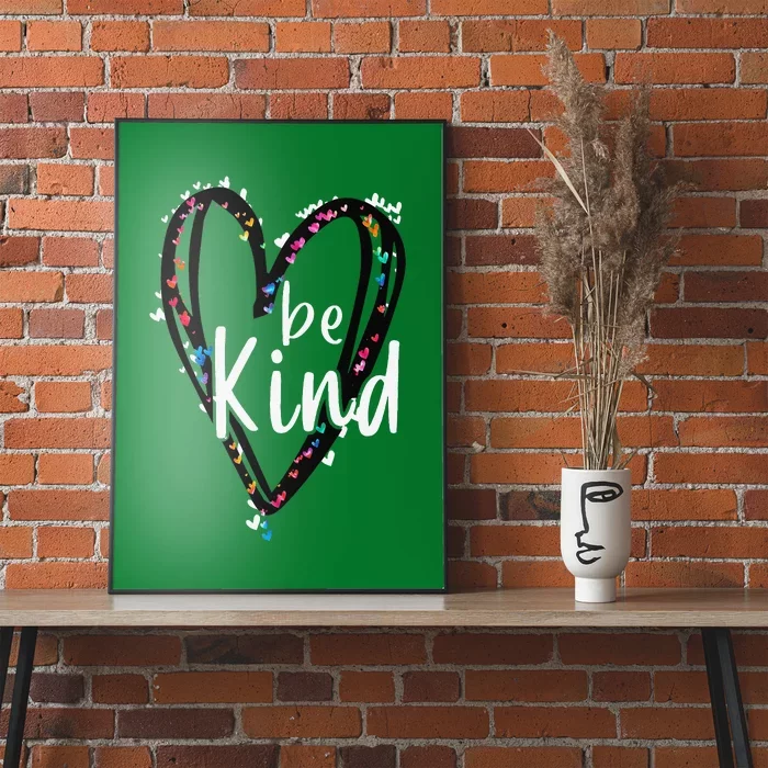 Unity Day Orange Heart Be Kind Anti Bullying Teacher Poster