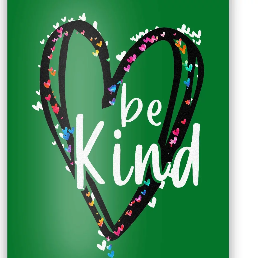 Unity Day Orange Heart Be Kind Anti Bullying Teacher Poster