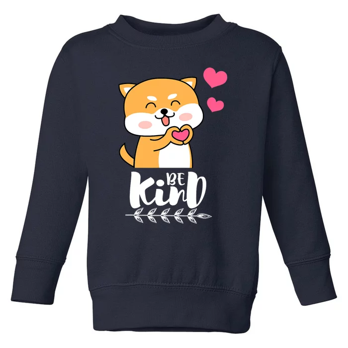 Unity Day Orange Dog Be Kind Anti Bullying Gift And Be Kind Toddler Sweatshirt