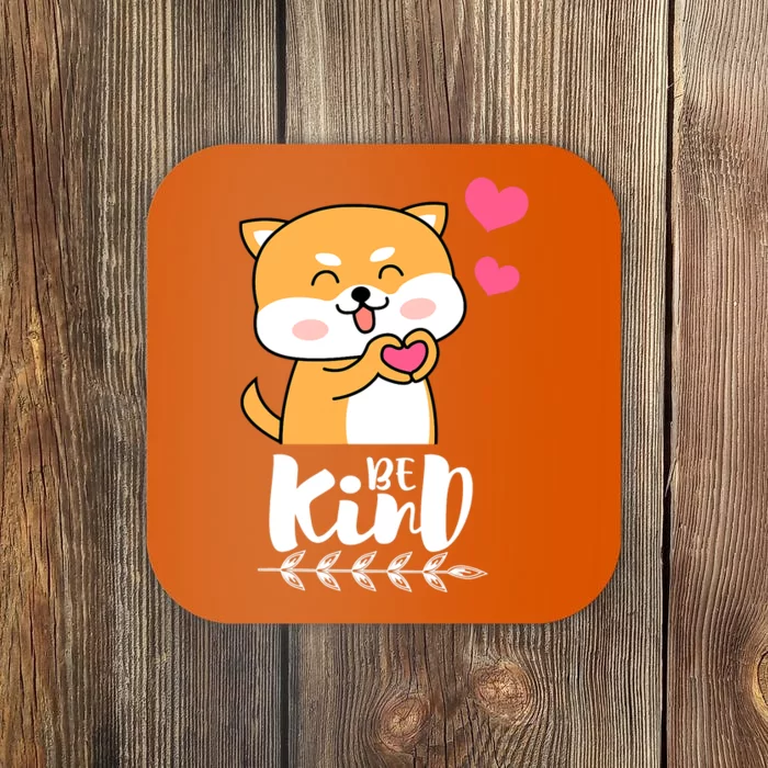 Unity Day Orange Dog Be Kind Anti Bullying Gift And Be Kind Coaster