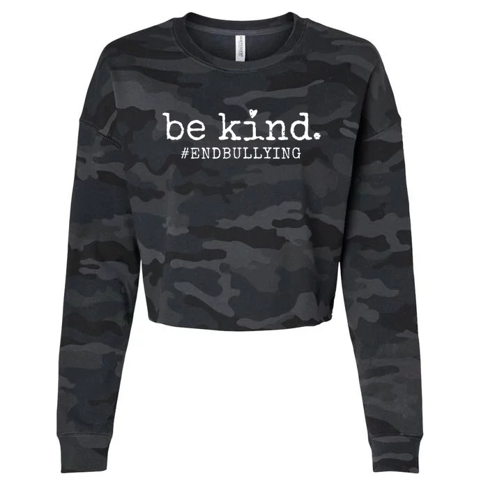 Unity Day Orange Be Kind Anti Bullying Cropped Pullover Crew