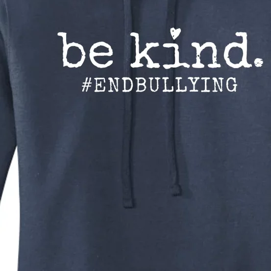 Unity Day Orange Be Kind Anti Bullying Women's Pullover Hoodie