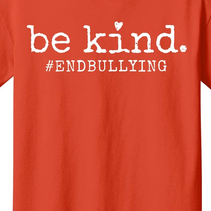 Unity Day Orange Be Kind Anti Bullying Kids T-Shirt