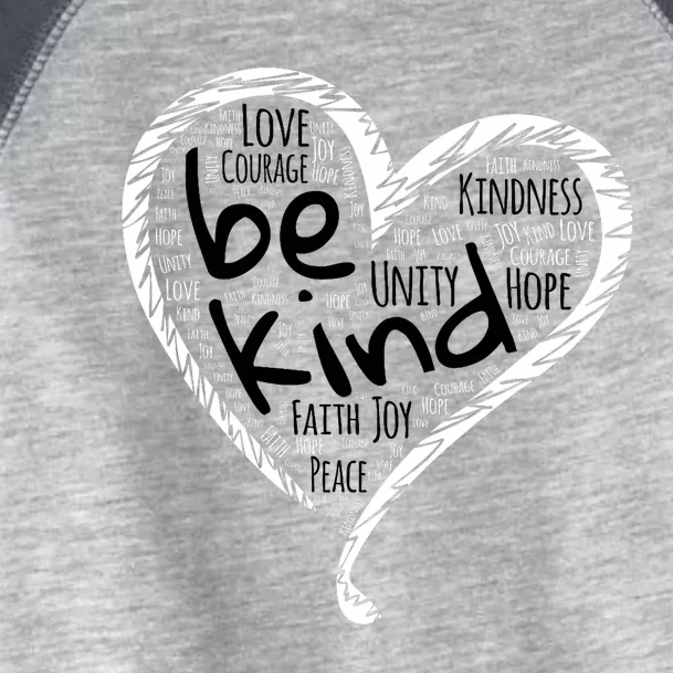 Unity Day Orange Heart Be Kind Anti Bullying Gift Toddler Fine Jersey T-Shirt