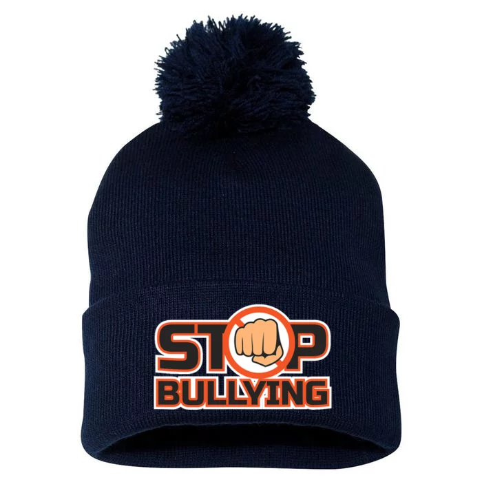 Unity Day Orange Anti Bullying Stop Bullying Spirit Day Pom Pom 12in Knit Beanie