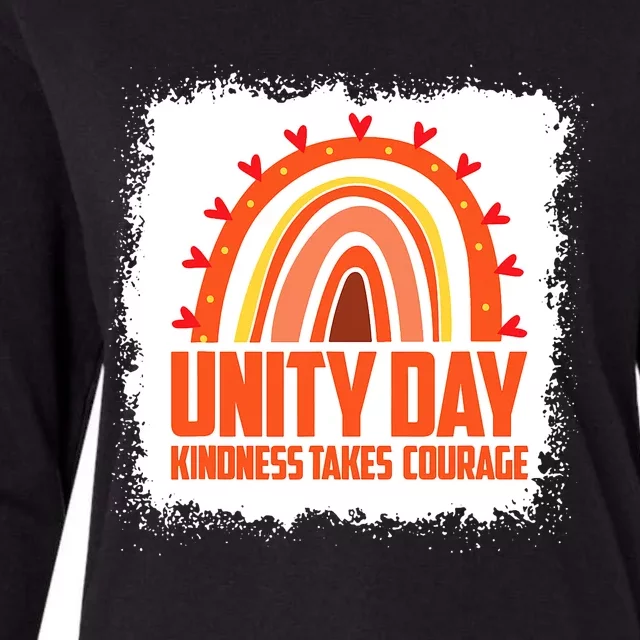 Unity Day Orange Kindness Takes Courage Unity Day Kids Womens Cotton Relaxed Long Sleeve T-Shirt