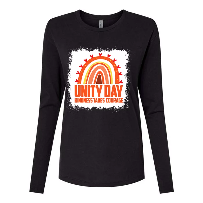 Unity Day Orange Kindness Takes Courage Unity Day Kids Womens Cotton Relaxed Long Sleeve T-Shirt