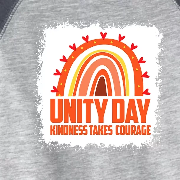 Unity Day Orange Kindness Takes Courage Unity Day Kids Toddler Fine Jersey T-Shirt