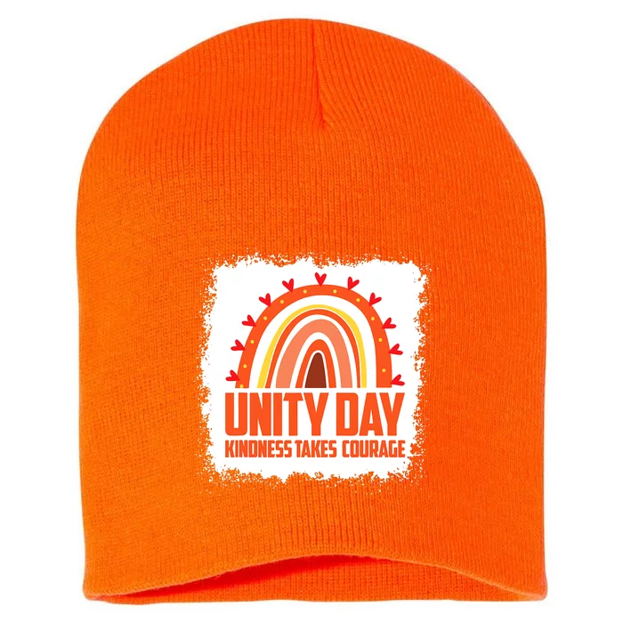 Unity Day Orange Kindness Takes Courage Unity Day Kids Short Acrylic Beanie