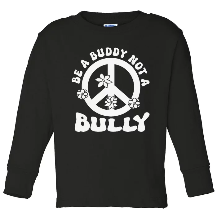 Unity Day Orange Anti Bullying Kindness Teacher Toddler Long Sleeve Shirt