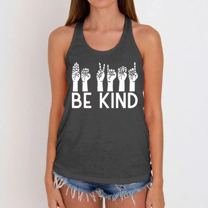 Unity Day Orange Be kind End Bullying For Man Women's Knotted Racerback Tank