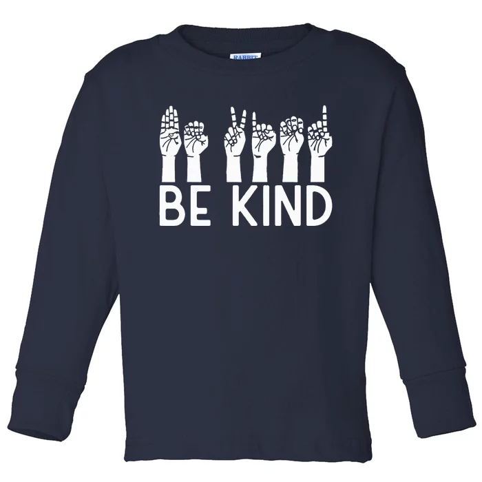 Unity Day Orange Be kind End Bullying For Man Toddler Long Sleeve Shirt