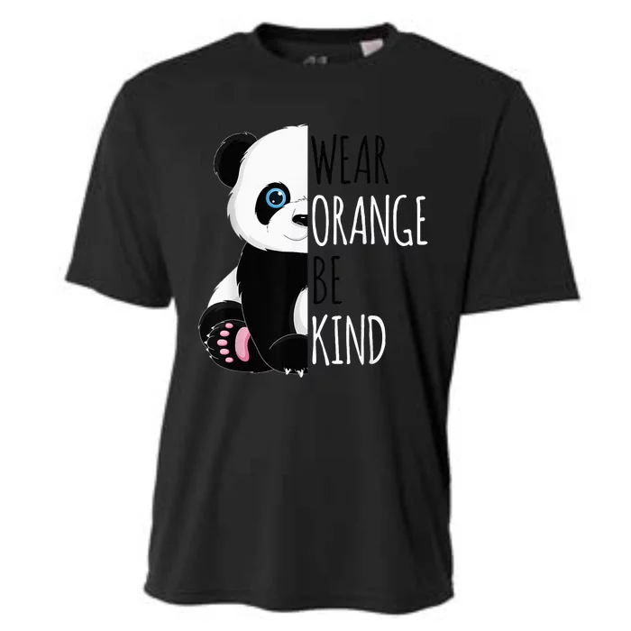 Unity Day Orange For With Cute Panda Be Kind Cooling Performance Crew T-Shirt