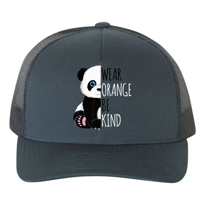 Unity Day Orange For With Cute Panda Be Kind Yupoong Adult 5-Panel Trucker Hat