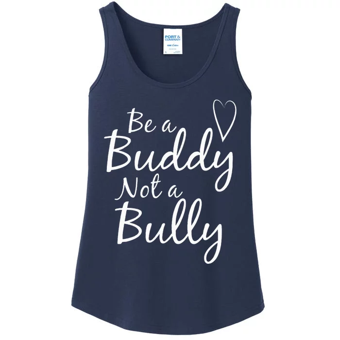 UNITY DAY Orange Be A Buddy Not A Bully Anti Bullying Ladies Essential Tank