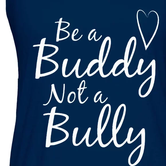 UNITY DAY Orange Be A Buddy Not A Bully Anti Bullying Ladies Essential Flowy Tank