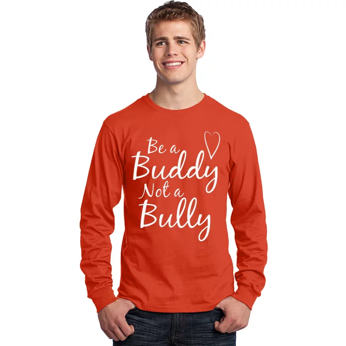 UNITY DAY Orange Be A Buddy Not A Bully Anti Bullying Long Sleeve Shirt