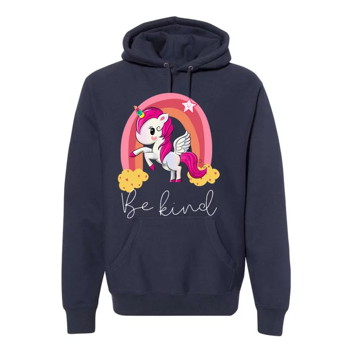 unity day orange for be kind unicorn rainbow Premium Hoodie