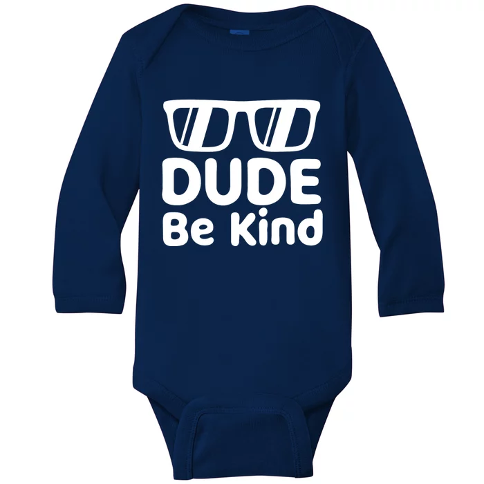 Unity Day Orange 2024 For Dude Be Kind Baby Long Sleeve Bodysuit