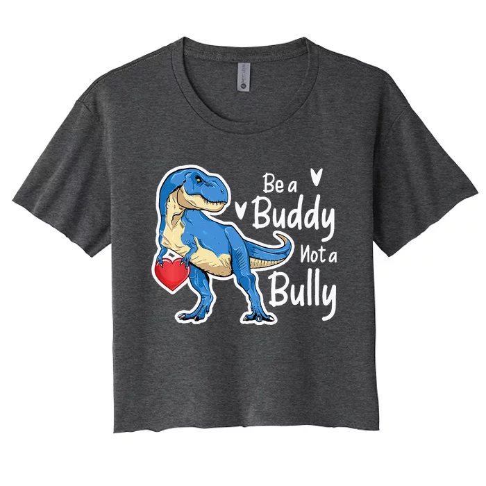 UNITY DAY Orange Be A Buddy Not A Bully Anti Bullying Women's Crop Top Tee