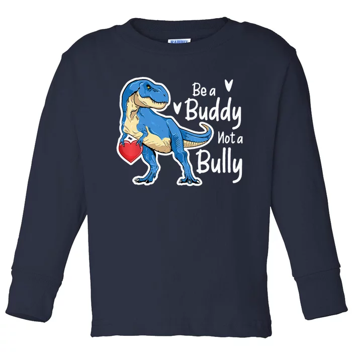 UNITY DAY Orange Be A Buddy Not A Bully Anti Bullying Toddler Long Sleeve Shirt