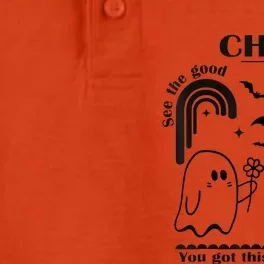 Unity Day Orange Halloween Boo Ghost Choose Kindness Dry Zone Grid Performance Polo