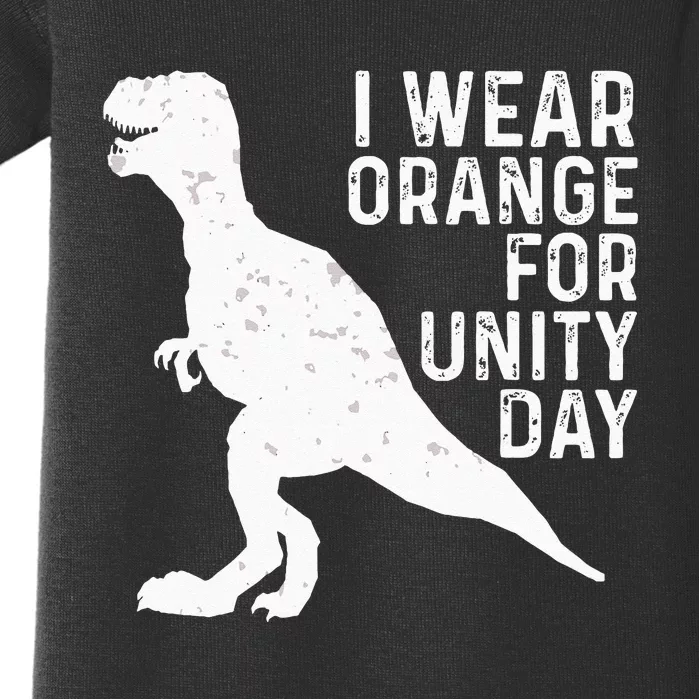 Unity Day Orange Kids Unity Day Dinosaur Baby Bodysuit