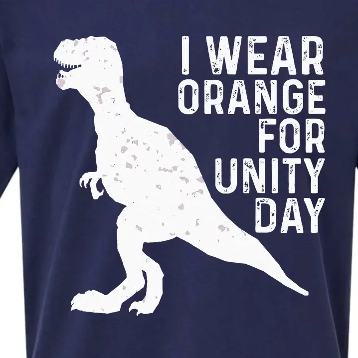 Unity Day Orange Kids Unity Day Dinosaur Sueded Cloud Jersey T-Shirt