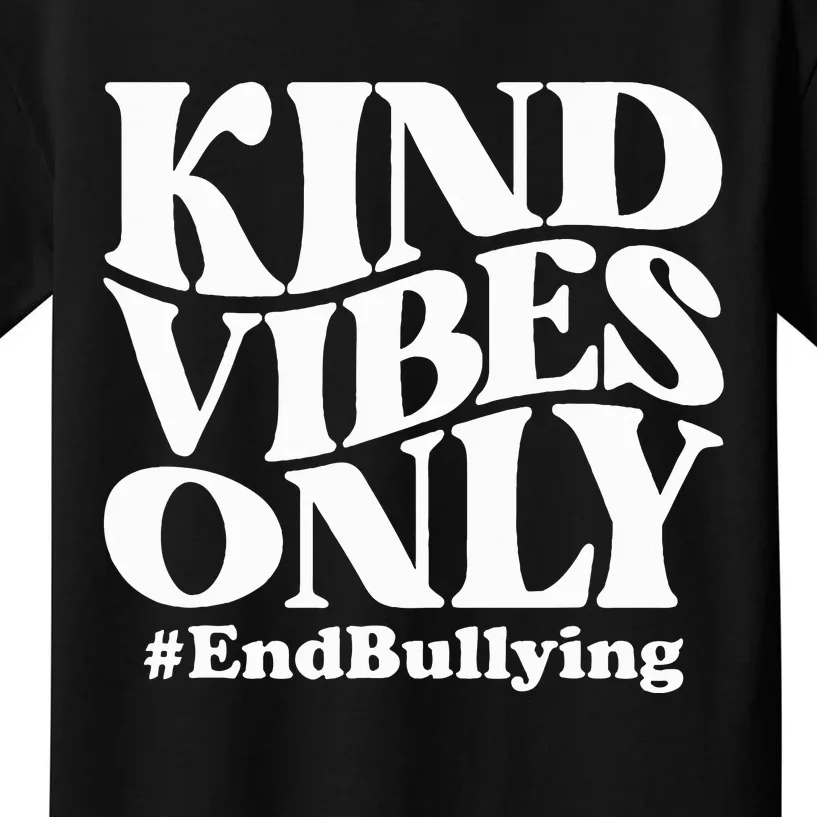 Unity Day Orange Kind Vibes Only Anti Bullying Unity Day Kids T-Shirt