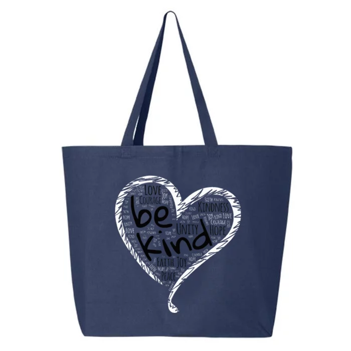 Unity Day Orange Heart Be Kind Anti Bullying 25L Jumbo Tote