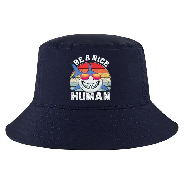 Unity Day Orange Shark Be A Nice Human Anti Bullying Cool Comfort Performance Bucket Hat