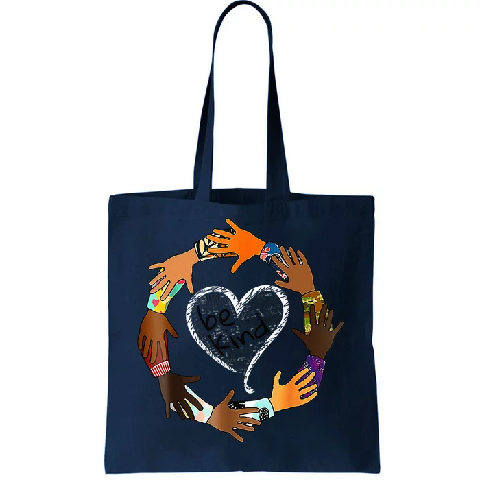 Unity Day Orange Heart Be Kind Anti Bullying Gift Tote Bag