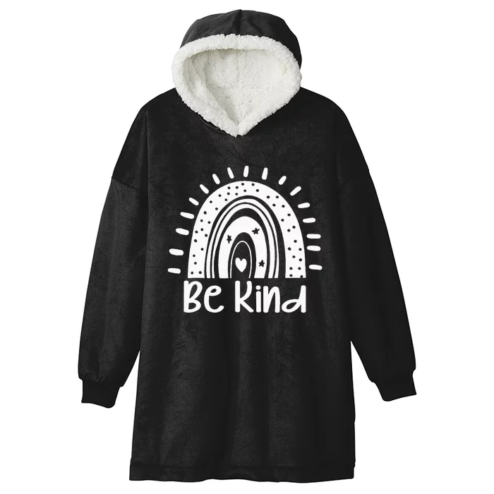 Unity Day Orange Rainbow Be Kind Anti Bullying Gift Hooded Wearable Blanket