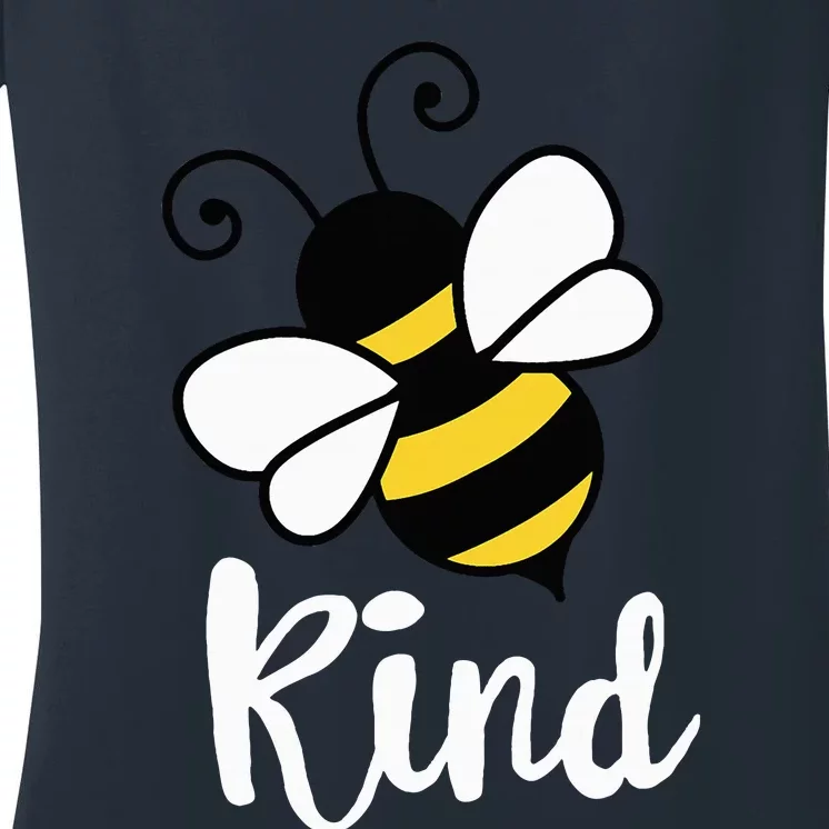 UNITY DAY Orange Anti Bullying Kindness Bee kind orange Women's V-Neck T-Shirt