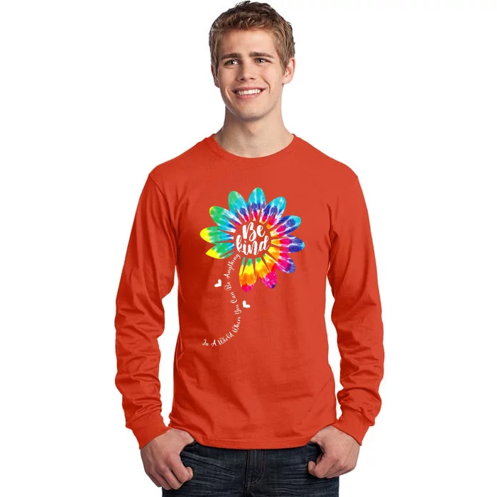 UNITY DAY Orange Anti Bullying Be Kind Kindness Tie Dye Tall Long Sleeve T-Shirt