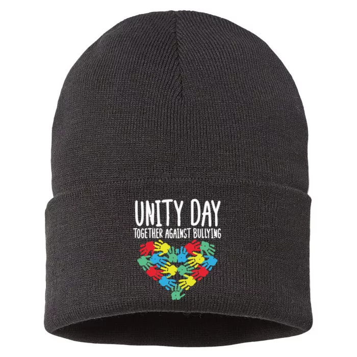 Unity Day Orange Sustainable Knit Beanie