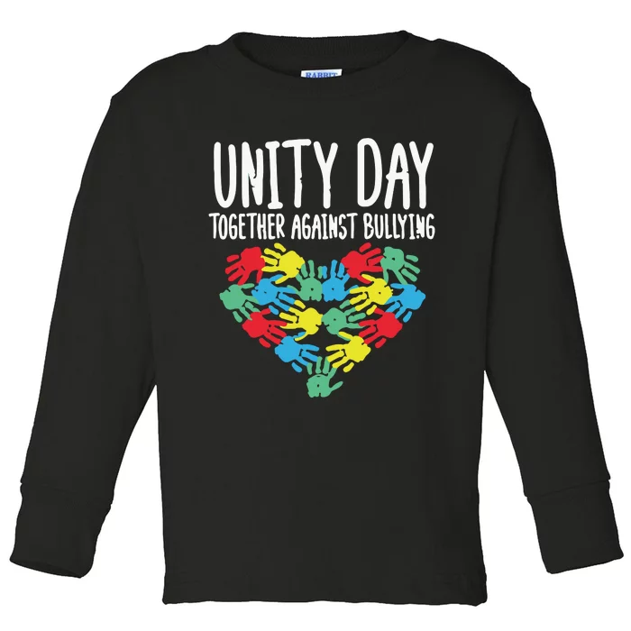 Unity Day Orange Toddler Long Sleeve Shirt